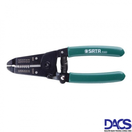 Kềm cắt - tuốt dây Sata 91201 6inch/150mm