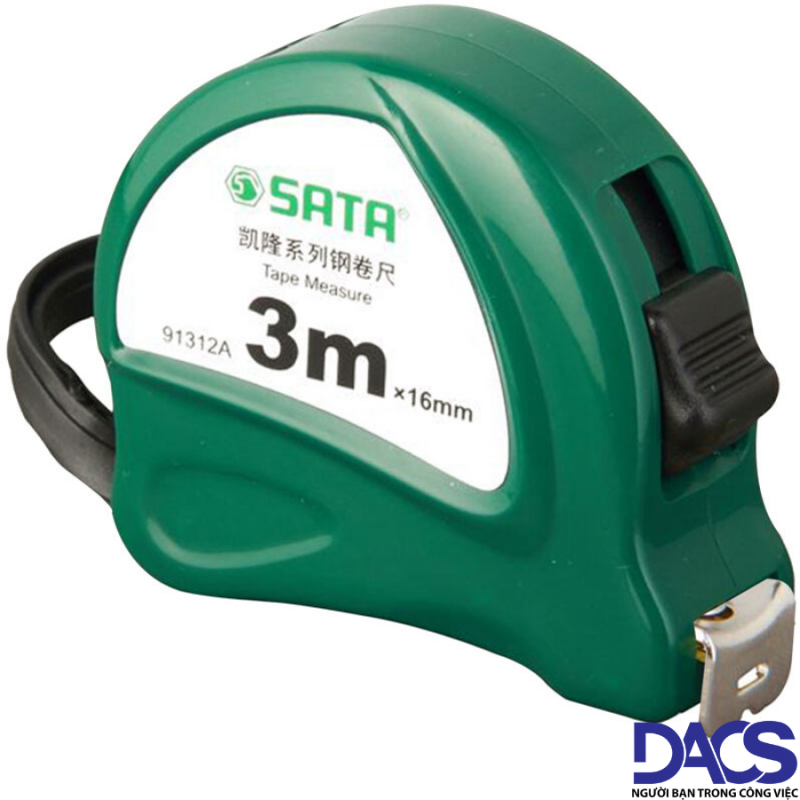 Thước cuốn thép Sata 91312A 3m