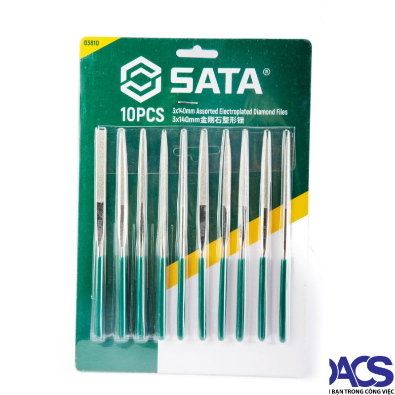 Bộ dao điêu khắc Sata 03810 - 10 chi tiết