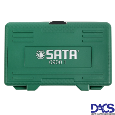 Bộ đầu tuýp Sata 09001 - 25 chi tiết 1/4" - hệ mét