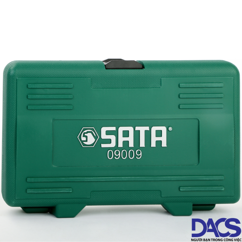 Bộ đầu tuýp đen Sata 09009 - 12 chi tiết 1/2" - hệ mét