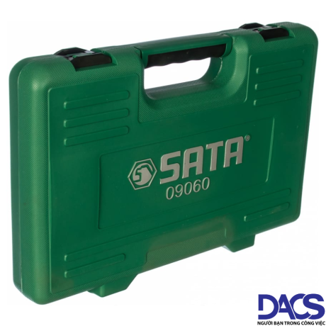 Bộ đầu tuýp Sata 09060 - 24 chi tiết 1/2", hệ mét