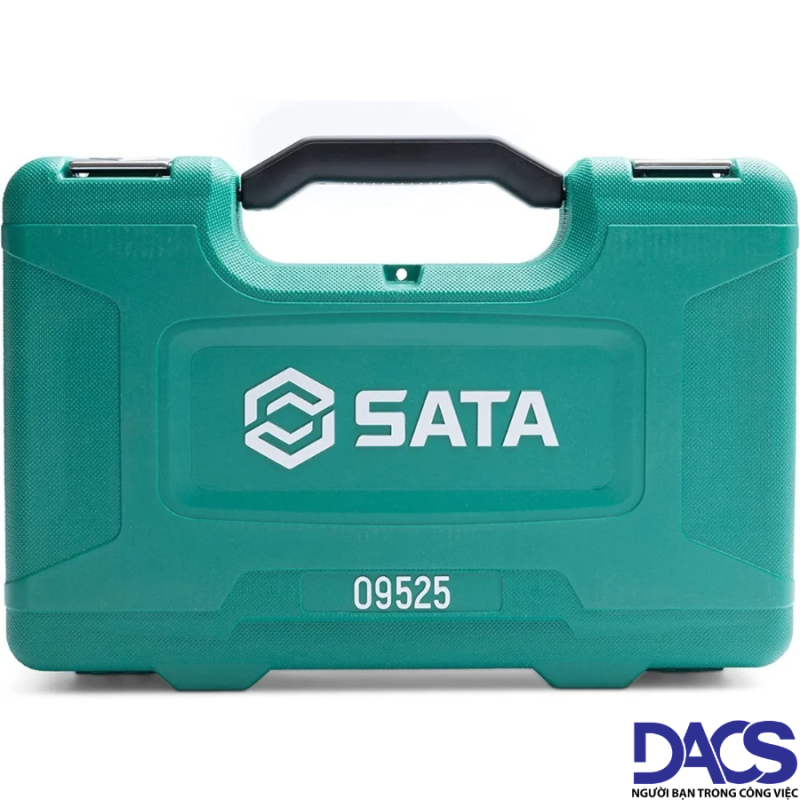 Bộ đầu tuýp Sata 09525 - 15 chi tiết 1/2" - hệ mét